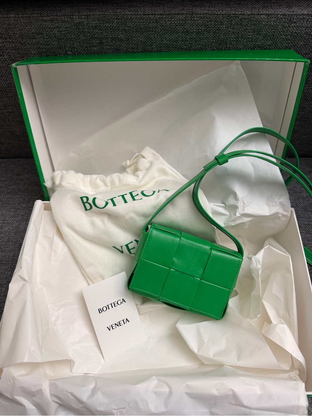 Bottega Veneta Mini Cassette Crossbody Bag